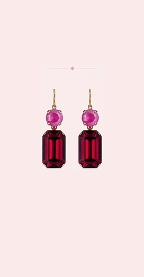 LA PEYRE 046LP crystal earrings