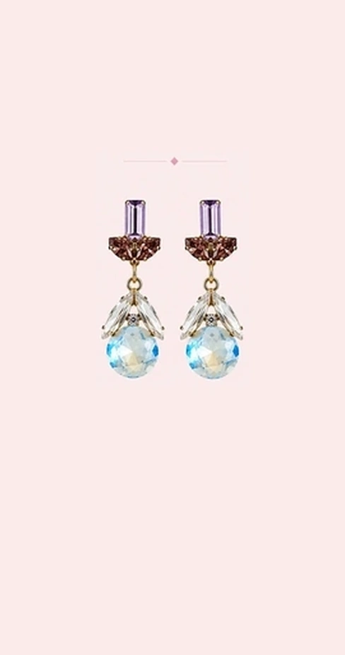 LA PEYRE 056LP crystal earrings